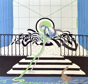 “Девушка и кот”, 1980-е