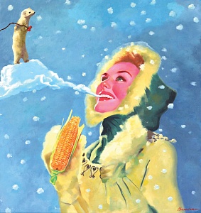 «Девушка с горностаем», 2015