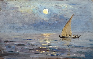  — «Пейзаж с парусником», кон. ХІХ – нач. ХХ ст.