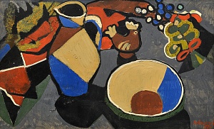 «Натюрморт с керамикой», 1960
