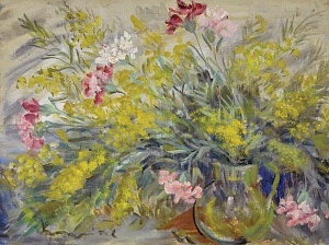 «Натюрморт с цветами», 1968