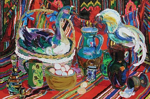  — «Натюрморт с петухом», 2008