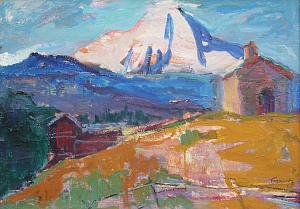  — "Одинокая колокольня. Швейцария", 1965