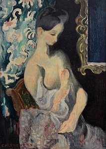 «Модель в интерьере», 1945